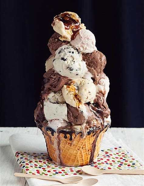 Huge Ice Cream Sundae