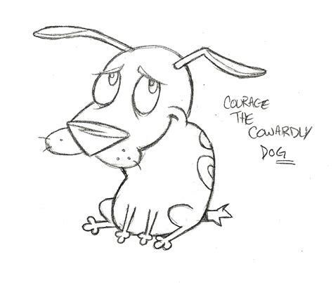Courage The Cowardly Dog Drawing At Explore