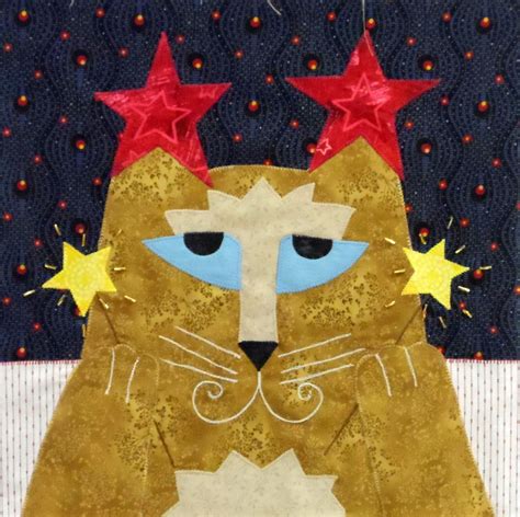 Cats In Hats From A Class By Camille Vlasak At Arlington Quilting Barn