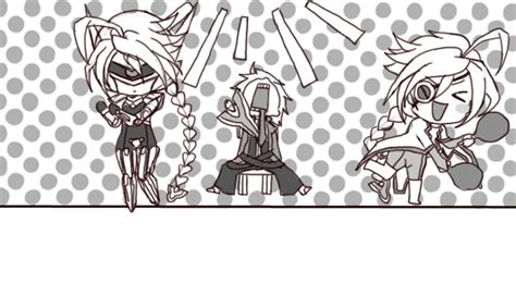Ragna The Bloodedge Nu And Lambda Blazblue And More Drawn