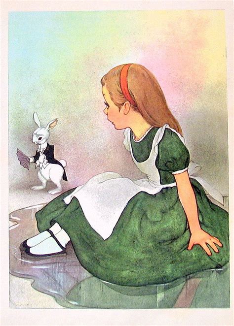 1955 Alice In Wonderland By Lewis Carroll Illustrated By Etsy Alice