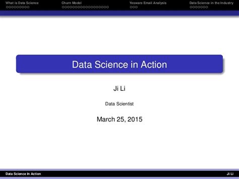 Data Science Inaction