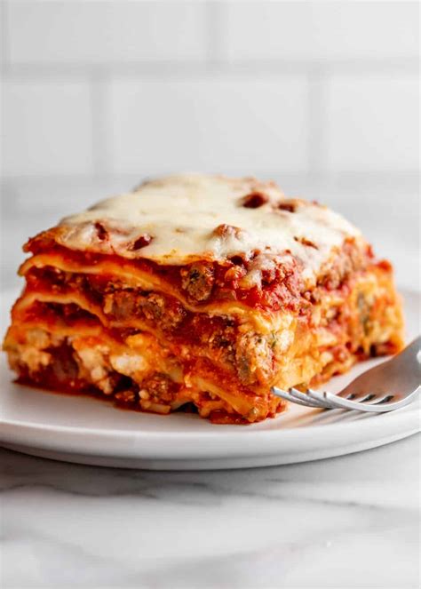 Lasagna With Cottage Cheese Pinch And Swirl