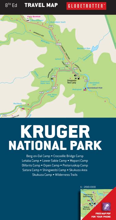 Kruger National Park Travel Map User Friendly Map Mapstudio