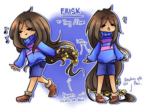 Long Haired Frisk Wiki Undertale Amino