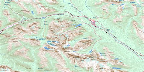 Map Of Canada Lake Louise Maps Of The World