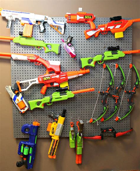 Wall mount horizontal five gun rack, rifle rack, shotgun rack. BUNKR ~ Foam, Laser, & Water Battles Have Never Been ...