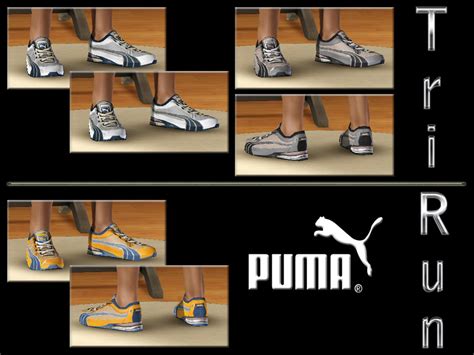 The Sims Resource Puma Tri Run Sl Mesh Running Sneakers Teen