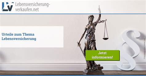 Mit iban generator für ein konto bei deutsche kreditbank berlin. Relevante Urteile zum Thema Lebensversicherung ...