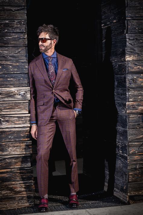 Brown Royal Plaid Custom Suit By Daniel George Bespoke Suit Tailoring