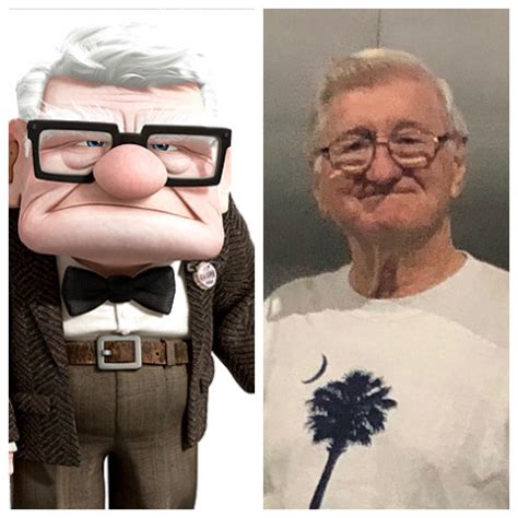Friends Grandfather Looks Like He Was In The Movie Up Rpics