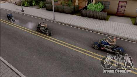 Modified bikes not used in fatal pontian crash. Convoy Bikers para GTA San Andreas