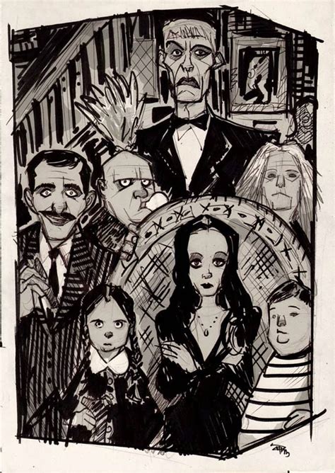 Pugsley addams from the addams family coloring page. The Addams Family | Classic Horror Movies | Addams family tv show, Adams family, Wednesday addams