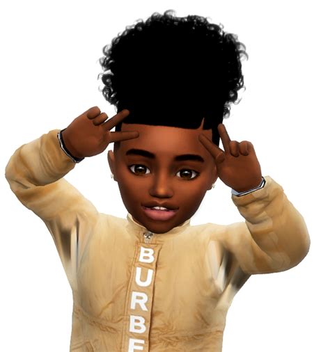 Xxblacksims Curlyfro Toddlers Jasmin Hair Playing Sims 4