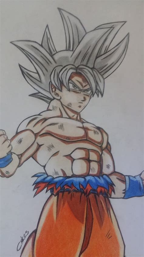 Cnk23 On Twitter Mastered Ultra Instinct Goku Drawing D Like Rt