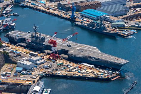 6890 X 4598 An Aerial View Of The Aircraft Carrier Uss Ronald Reagan