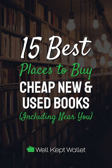 15 Best Places to Buy Cheap Books in 2022 - Well Kept Wallet