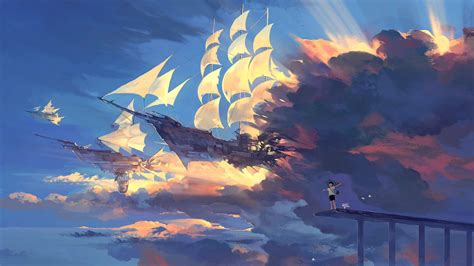 Boats In The Sky 1920x1080 Wallpapers