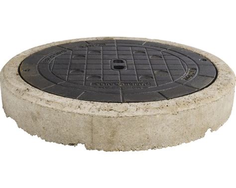 Kanalgitter oder gully deckel genannt oder in der schweiz und schwaben dolendeckel von ahd. Schachtabdeckung Kl. B 125 ohne Lüftung inkl. Betonring ...