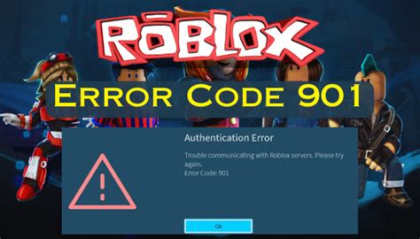 Solved Roblox Error Code 901 Fix Authentication Error