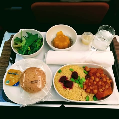 Qantas Airlines Veganvegetarian Meal Vgml Premium Economy Reviews