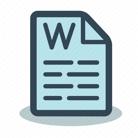 Document Microsoft Text Word Icon Download On Iconfinder