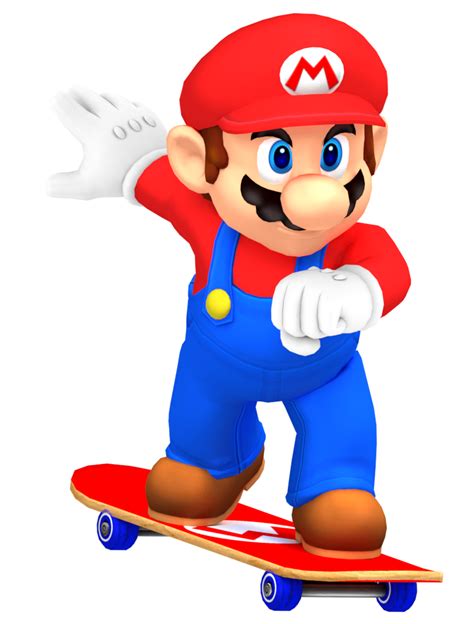 Mario Skateboarding By Nintega Dario On Deviantart