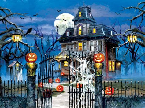 Number of products to show. Jigsaw Puzzle Seasonal Halloween Welcome to Our House 1000 ...