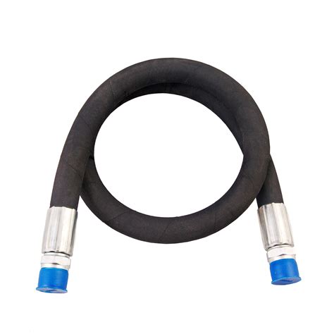 Hydraulic Hose Assembly, 48" x 1/2" NPT, Male Straight Fittings