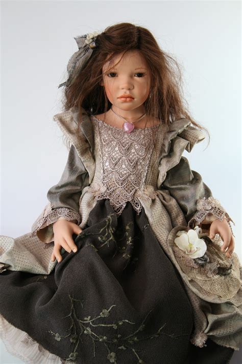 olechka zawieruszynski 32 real doll clay figures artist doll vintage toys awards flower