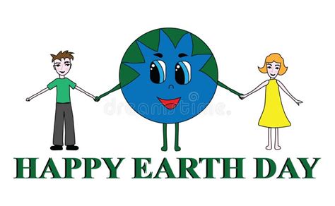 Illustration Of A Happy Earth Day Stock Vector Illustration Of Banner