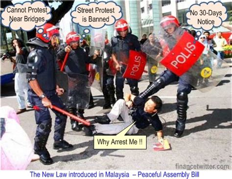 A great many critics and political opponents of the malaysian government have been arrested and held under the sedition act, the effect of which has been to restrict freedom of expression in malaysia. Best Democracy In The World - Najib Impressed Obama