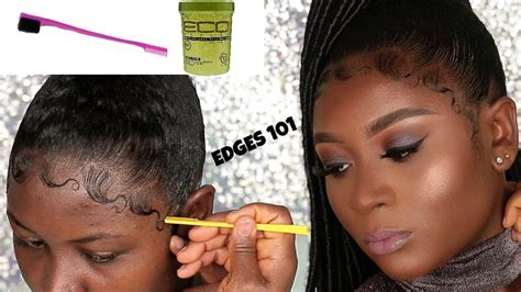 How To Lay Down Your Edges Baby Hair Tutorial Ogc Youtube