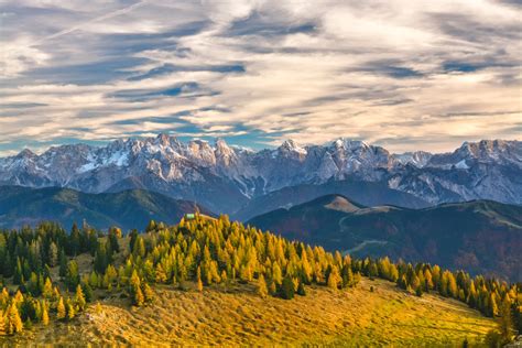 Mountain Tops In The Distance In The Alps In Austria Image Free Stock