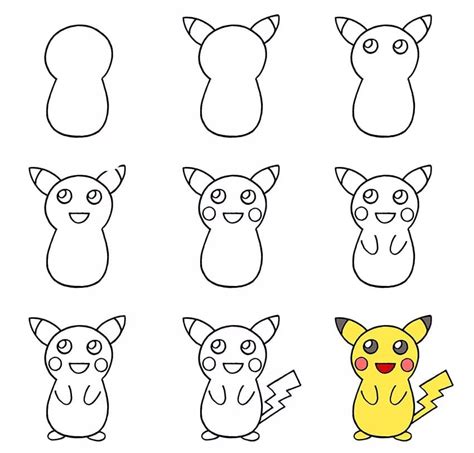 Cách Vẽ Pikachu Đơn Giản Bật Mí Bí Kíp Hấp Dẫn Liugems