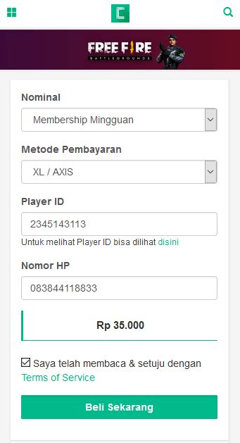 Untuk beli top up diamonds free fire dari dunia games, cukup masukkan free fire id anda dan pilih jumlah diamonds yang ingin anda top up. Cara Beli Diamond Membership Free Fire Pakai Pulsa ...