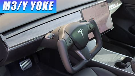 Yoke Steering Wheel For Tesla Model 3 And Y Model S Plaid Style Yoke