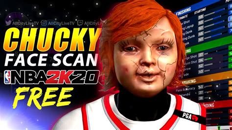 Chucky Face Scan For Free Nba 2k20 Custom Face Scan Youtube