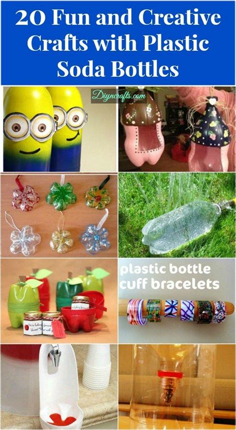 20 Fun And Creative Crafts With Plastic Soda Bottles Soda Bottle Crafts Bottle Crafts