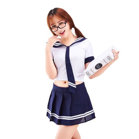 Buy Vicsec Sexy Schoolgirl Costume Japanese School Girl Uniform Anime Sailor Cosplay Outfit