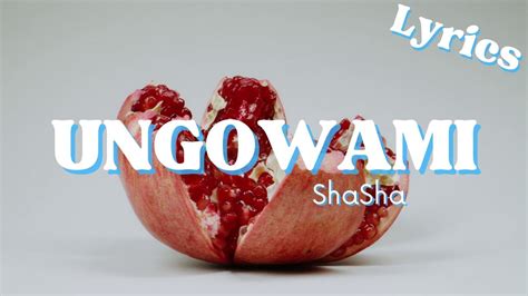 Ungowami Lyrics Shasha Youtube