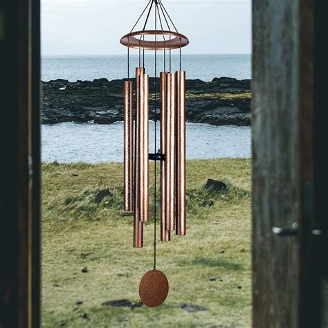 Large Wind Chimes Deep Tone Outdoor Outside Metal Windchimes Etsy