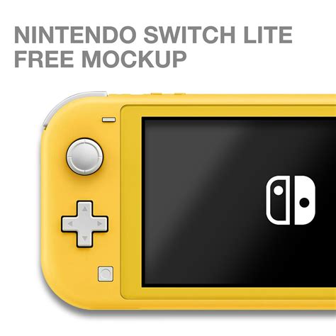 Nintendo Switch Lite Psd Mockup W Free Download On Behance