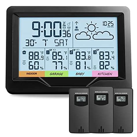 Weather Stations Indoor Outdoor Thermometer Wireless Temperature