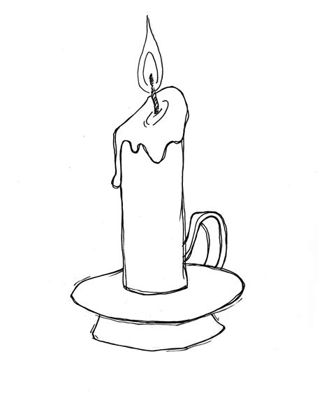 Christmas Candles Drawing At Getdrawings Free Download