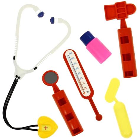 Promobo Set Kit Docteur Panoplie Jouet Enfant 6 Pièces Médecin