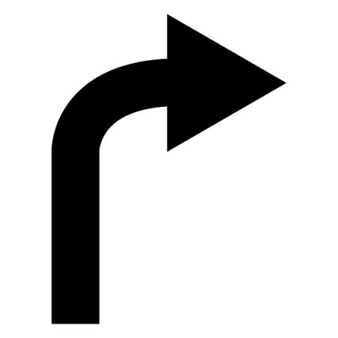 Flecha derecha curva - Descargar PNG/SVG transparente png image