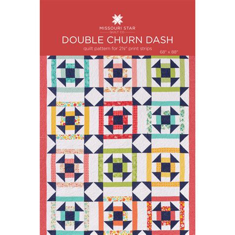 Double Churn Dash Quilt Pattern By Missouri Star Missouri Star
