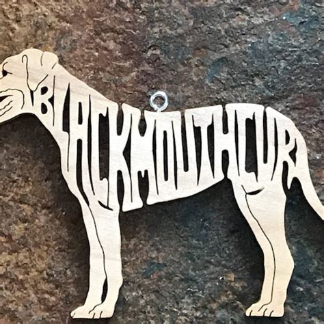 Black Mouth Cur Svg Silhouette Cut Out File Clipart Dog Etsy