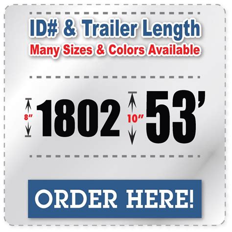 Usdot Number Vinyl Stickers And Us Dot Magnetic Signs From 250 Accent